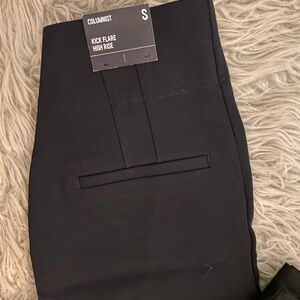 Black Kick Flare High Rise Pants